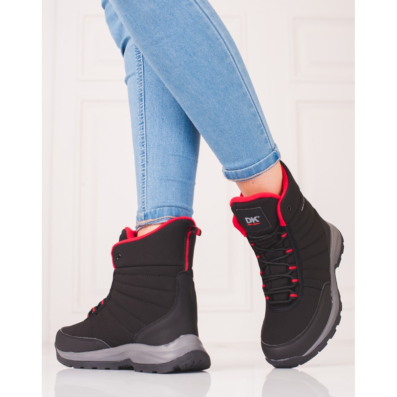 DK aquaproof hohe Trekkingschuhe für Damen schwarz 2