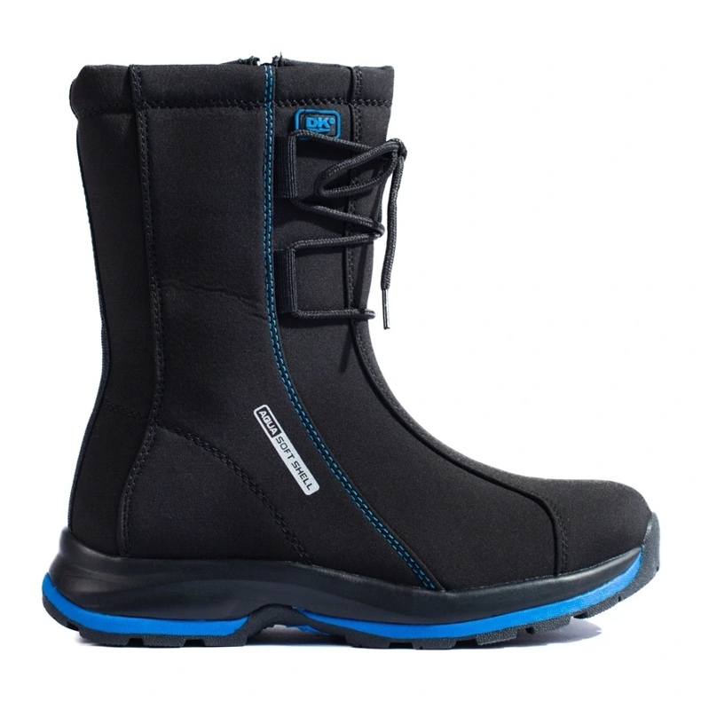 Damen-Trekkingschuhe mit DK-Lammfellmantel schwarz 2