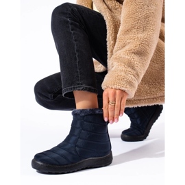 W. Potocki Marineblaue Overknee-Schneestiefel für Damen von Potocki 1