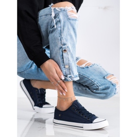 Damenturnschuhe Big Star DD274335 blau 2