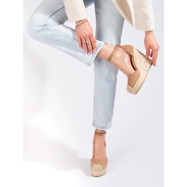 Keilsandalen Bl1919kh beige 1