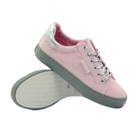 Big Star 274054 gebundene Turnschuhe grau rosa 3