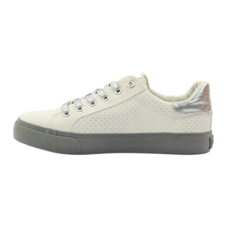 Big Star Große Star-Turnschuhe AA274A053 weiß silber- grau 2