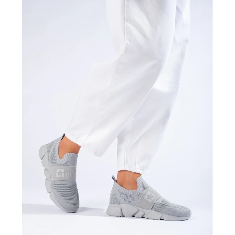 Damenturnschuhe Big Star JJ274295 grau 1