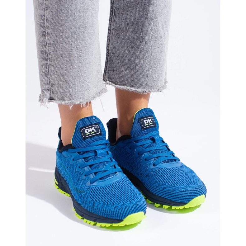 DK-Sneaker aus Textil blau 2