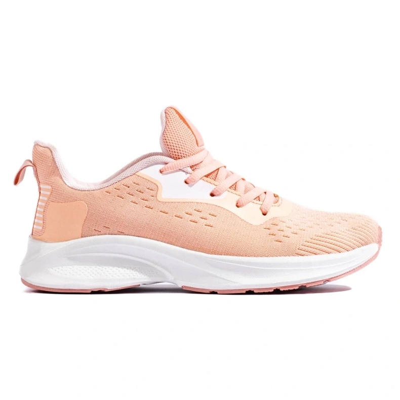 Gebundene Sportschuhe orange 1