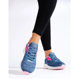 TRENDI Gebundene Sportschuhe blau 2