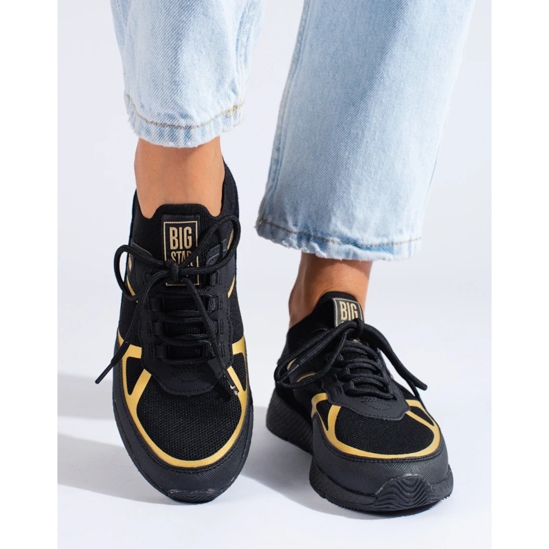 Damen Turnschuhe Big Star JJ274A195 schwarz 1