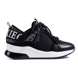 Mode VINCEZA Turnschuhe schwarz 2