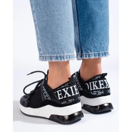 Mode VINCEZA Turnschuhe schwarz 1