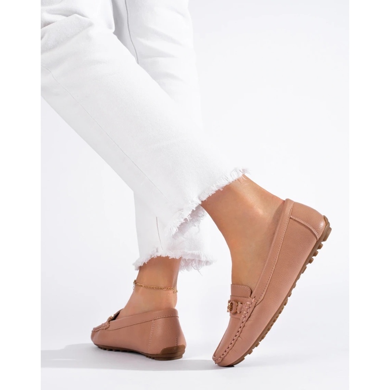 VINCEZA-Slipper braun 1