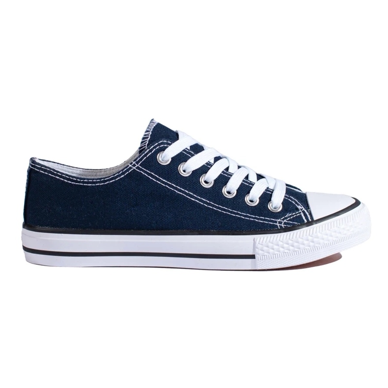 Klassische Damen-Sneakers blau 2