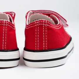 Vico Kinderturnschuhe mit Klettverschluss rot 4