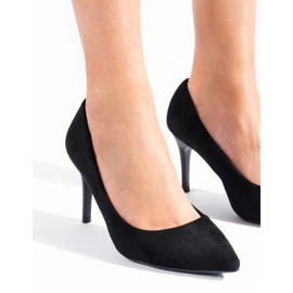 Goodin Pumps aus schwarzem Wildleder 1