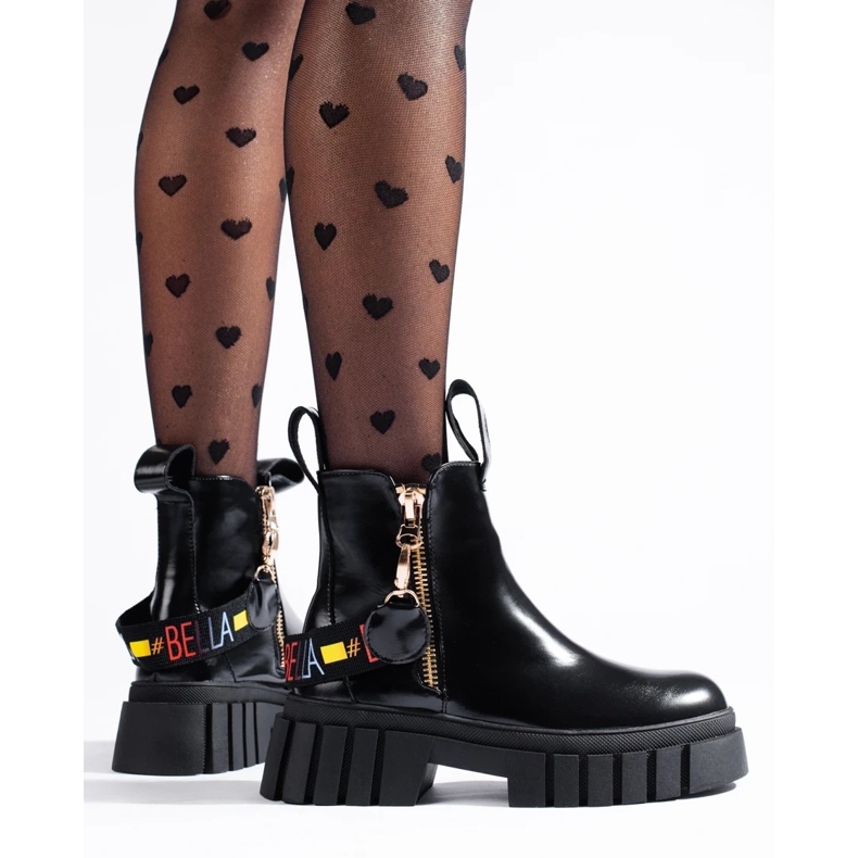 Schwarze Arbeitsstiefel 2