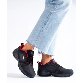 DK Damen-Trekkingschuhe, schwarz und rot 3