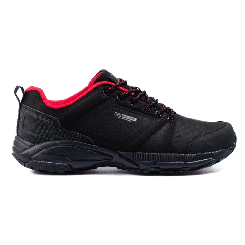 DK Herren Trekkingschuhe schwarz und rot 2