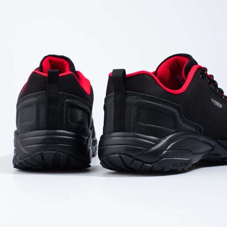 DK Herren Trekkingschuhe schwarz und rot 1