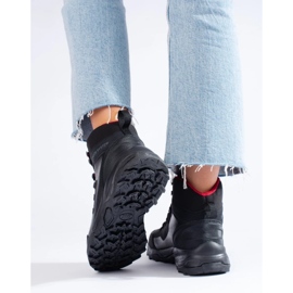 Bequemer Damen-Trekkingschuh mit hohem Schaft DK schwarz 4