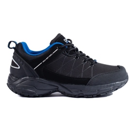 DK Waterproof Damen-Trekkingschuhe, schwarz und blau 3