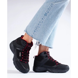 Damen-Trekkingschuhe mit hohem Schaft DK schwarz 2