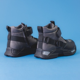 Graue Stiefel für Jungen 1