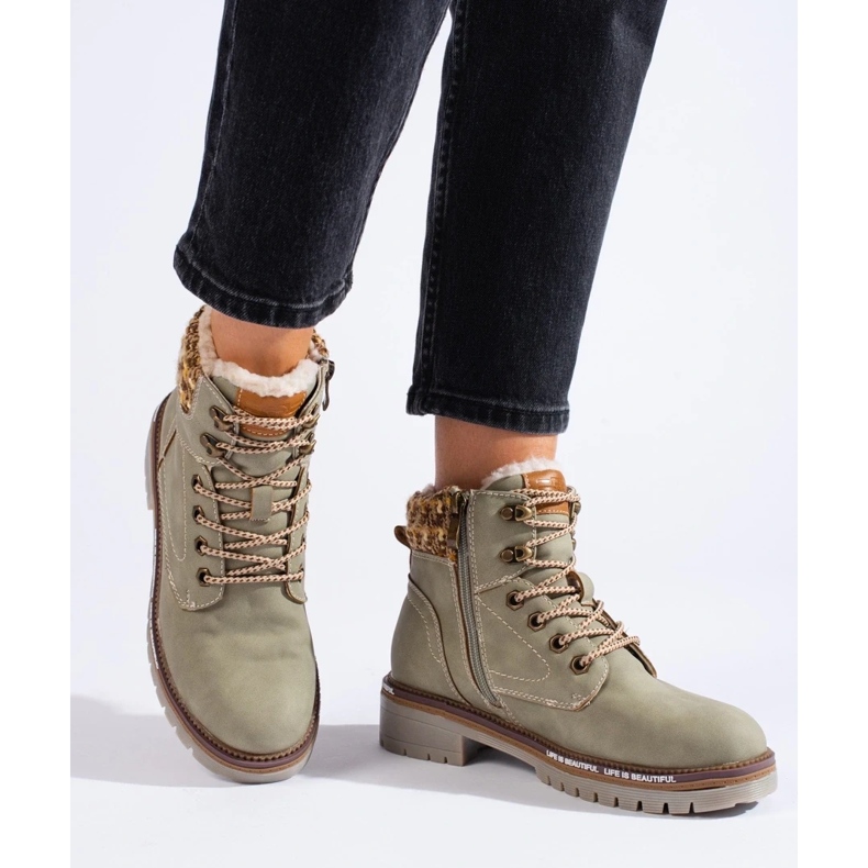 Graue Damenstiefel 2