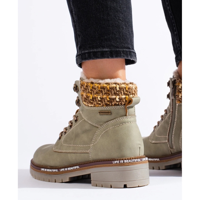 Graue Damenstiefel 1