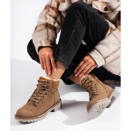 Braune Damen Wanderschuhe 2
