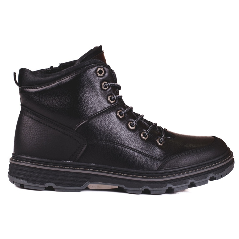 Schwarze Herren-Schnürstiefel 1