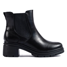 Schwarze Chelsea-Stiefel für Damen auf der Post 2