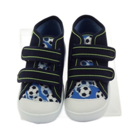Befado Kinderschuhe Turnschuhe Hausschuhe 212P052 marineblau blau weiß 4