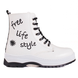 W. Potocki Weiße Stiefel für Mädchen von Potocki 1