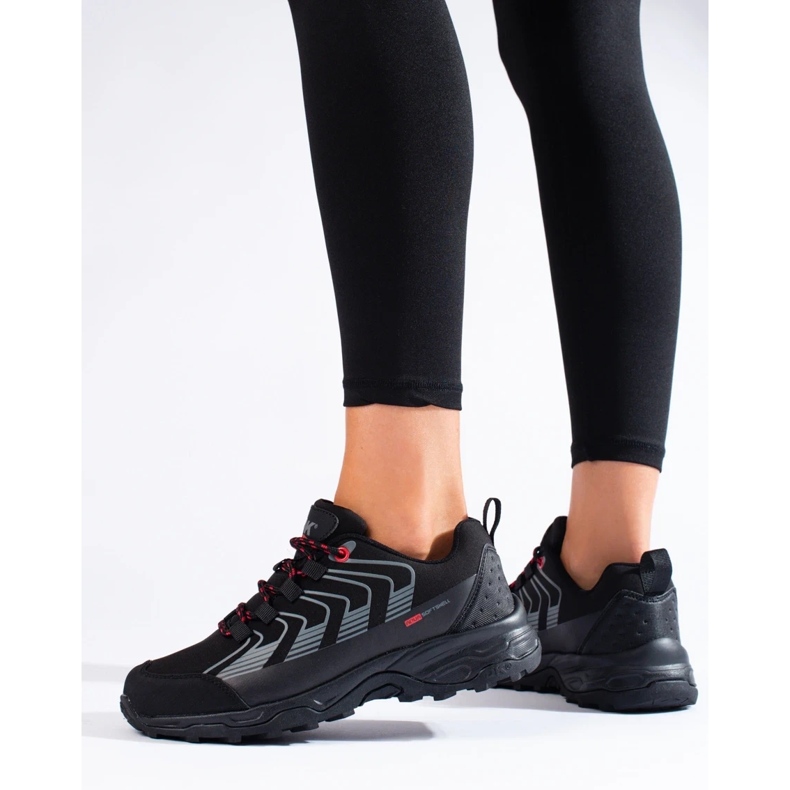DK Softshell Damen Trekkingschuhe schwarz 2