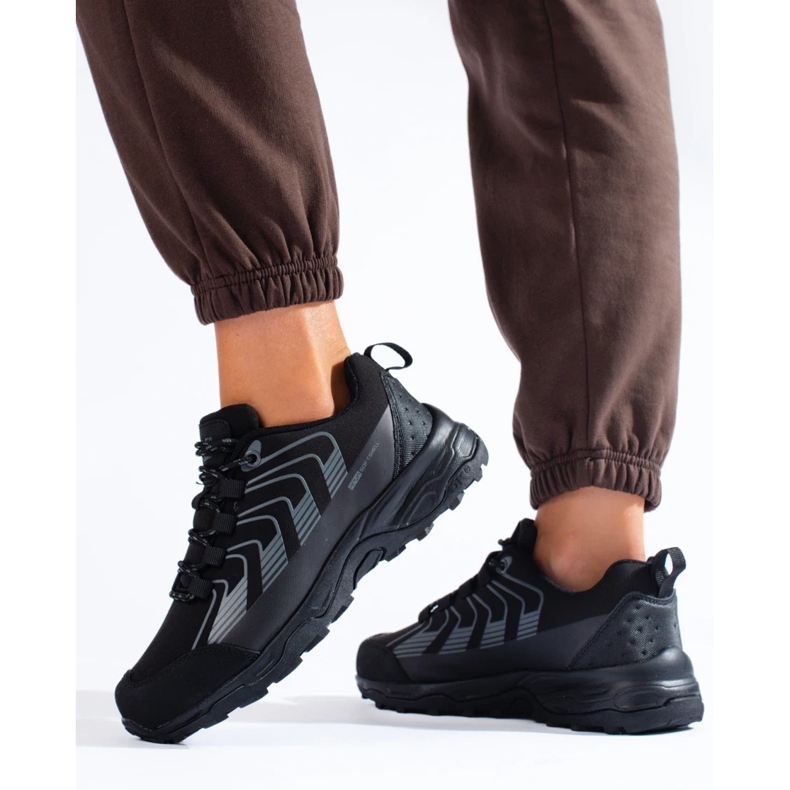 DK Softshell Damen Trekkingschuhe schwarz 1