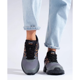 DK Softshell Damen Trekkingschuhe schwarz und grau 2