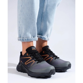DK Softshell Damen Trekkingschuhe schwarz und grau 3