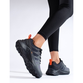 DK Softshell grauer Trekkingschuh für Damen schwarz 1