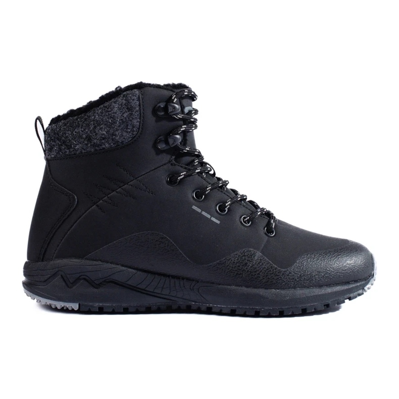 DK Schwarze hohe Damen-Trekkingstiefel mit Shelovet-Isolierung 1