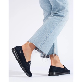 Goodin Hellblaue Mokassins für Damen 1