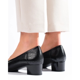 W. Potocki Damenpumps mit niedrigem Absatz Potocki schwarz 1