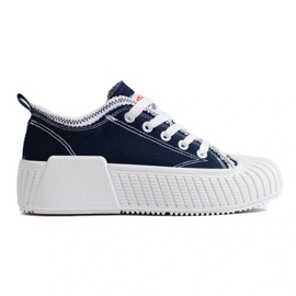 Seastar Marineblaue Low-Top-Sneakers von Shelovet für Damen 1