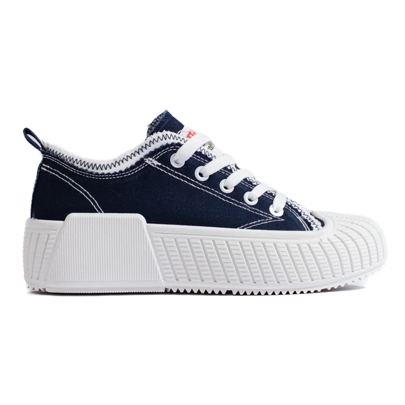 Seastar Marineblaue Low-Top-Sneakers von Shelovet für Damen 1
