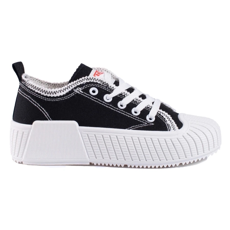 Seastar Schwarze Low-Top-Sneaker für Damen 1