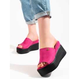 Hohe Keile der rosa Frauen 2