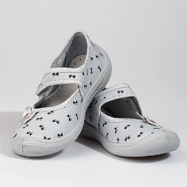 Graue Viggami-Schuhe für Mädchen 1