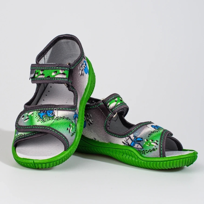 Viggami-Hausschuhe für Jungen grün 1