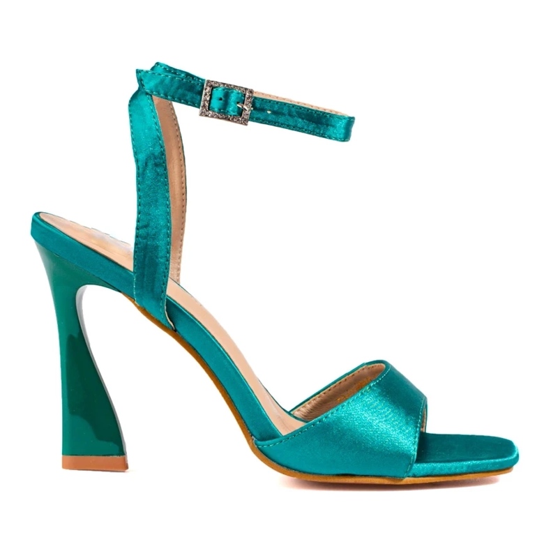 W. Potocki Damen-Sandalen mit hohem Absatz Potocki grün 2