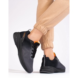 Schwarz-graue Damen-Sportschuhe von DK 4