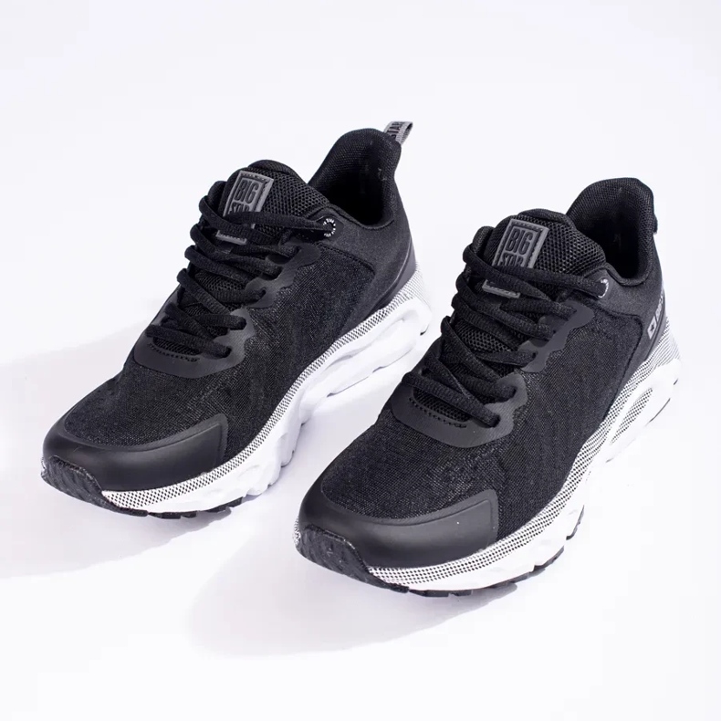 Herren Sportschuhe schwarz Big Star LL174096 Memory Foam 2